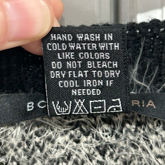 BCBG Max Azria Aztec Open Front Cardigan Artisan Pattern Size Large Boho Tribal - Picture 7 of 9